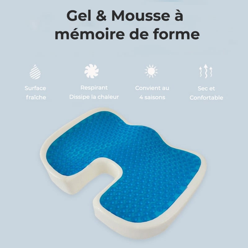 Coussin d'assise à mémoire de forme