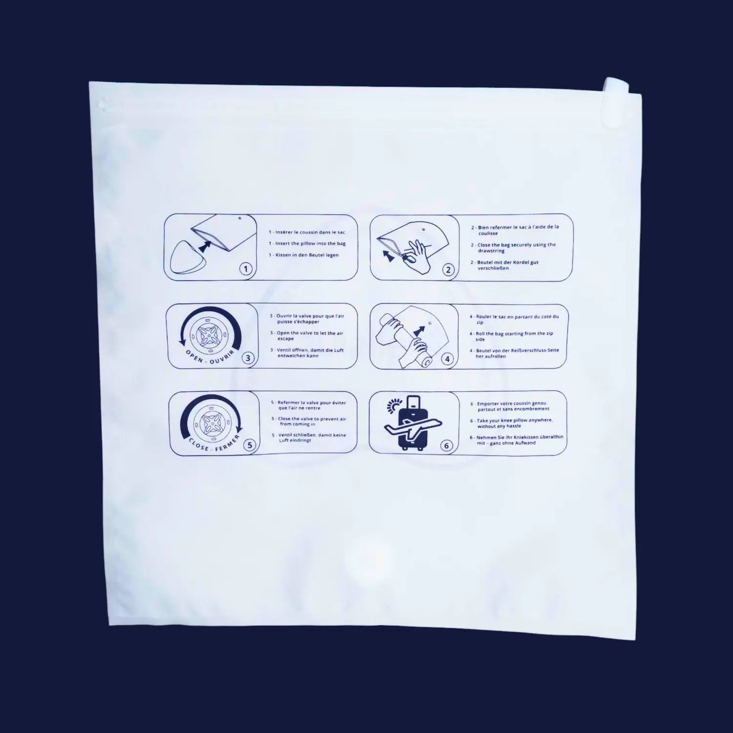 Sac de transport à compression - Coussin genoux Cellsius