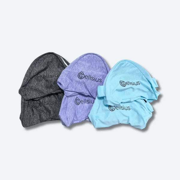 Housse fraîche avec velcro en couleur - Coussin genoux Cellsius