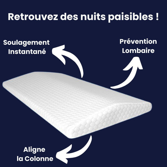 Coussin Orthopédique Lombaires Cellsius - Soulage les douleurs dorsales