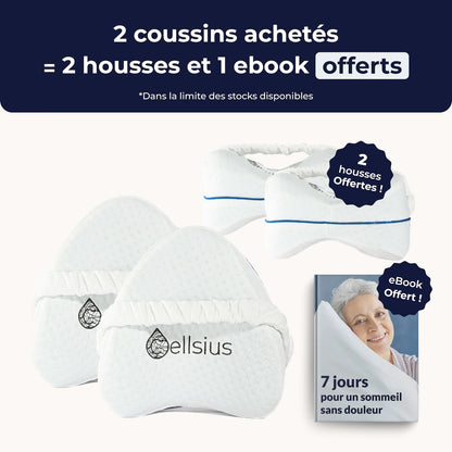 Coussin Orthopédique Genoux Cellsius - Le Secret d'un Sommeil Sans Douleur