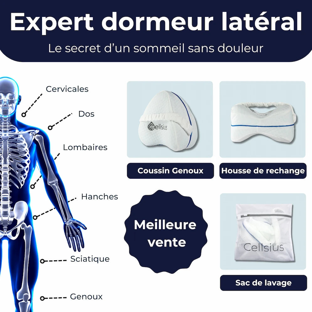 Kit Expert dormeur latéral - Le secret d'un sommeil sans douleur