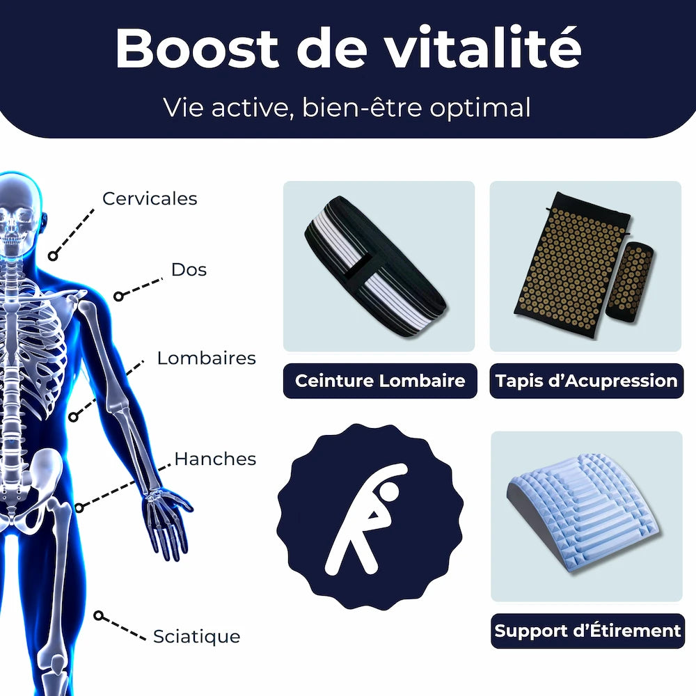 Kit Boost de vitalité - Vie active, bien-être optimal