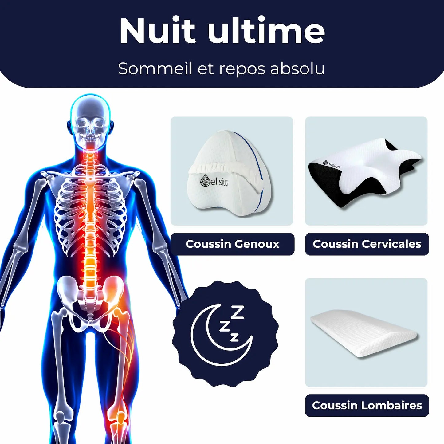 Kit Nuit ultime - Sommeil et repos absolu