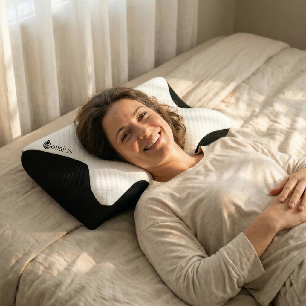 Oreiller Papillon Cervical Cellsius - Le secret du dormeur latéral et dorsal