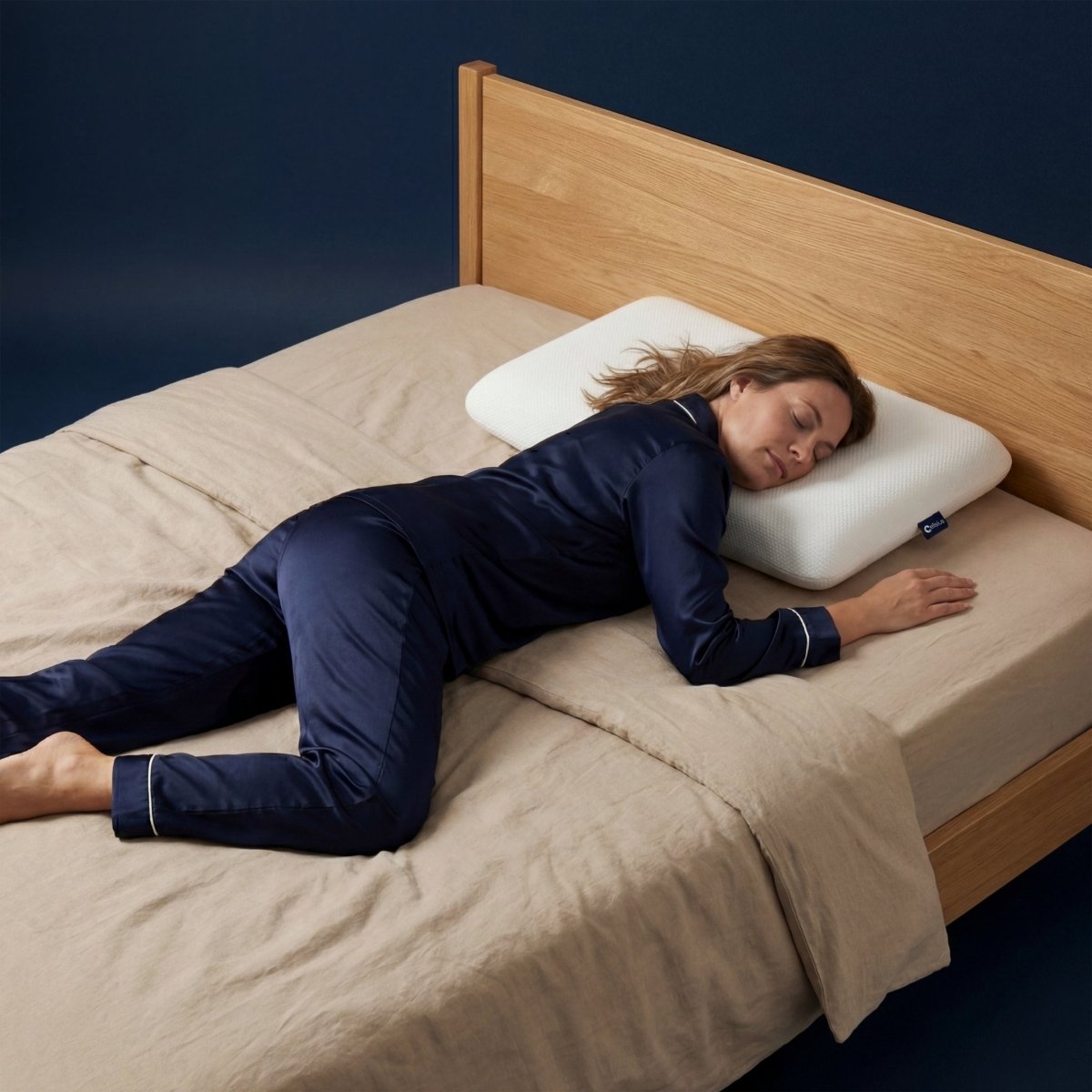 Oreiller Orthopédique Plat Cellsius - Le secret du dormeur ventral - Cellsius | L’Orthopédie au service de votre bien - être