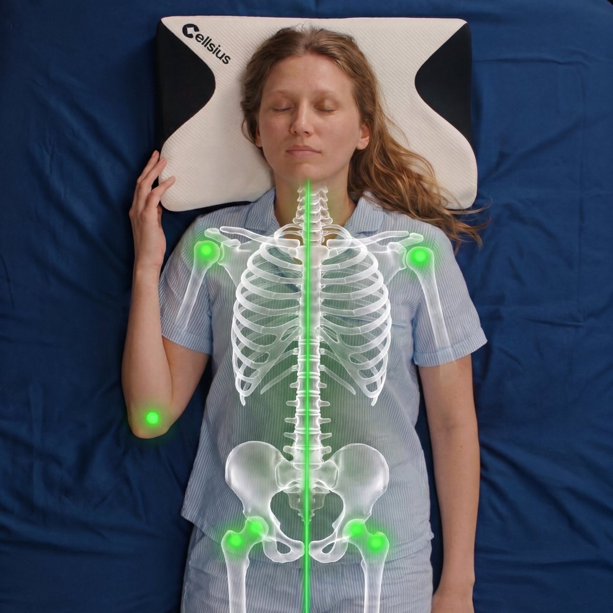 Oreiller Papillon Cervical Cellsius - Le secret du dormeur latéral et dorsal - Cellsius | L’Orthopédie au service de votre bien - être