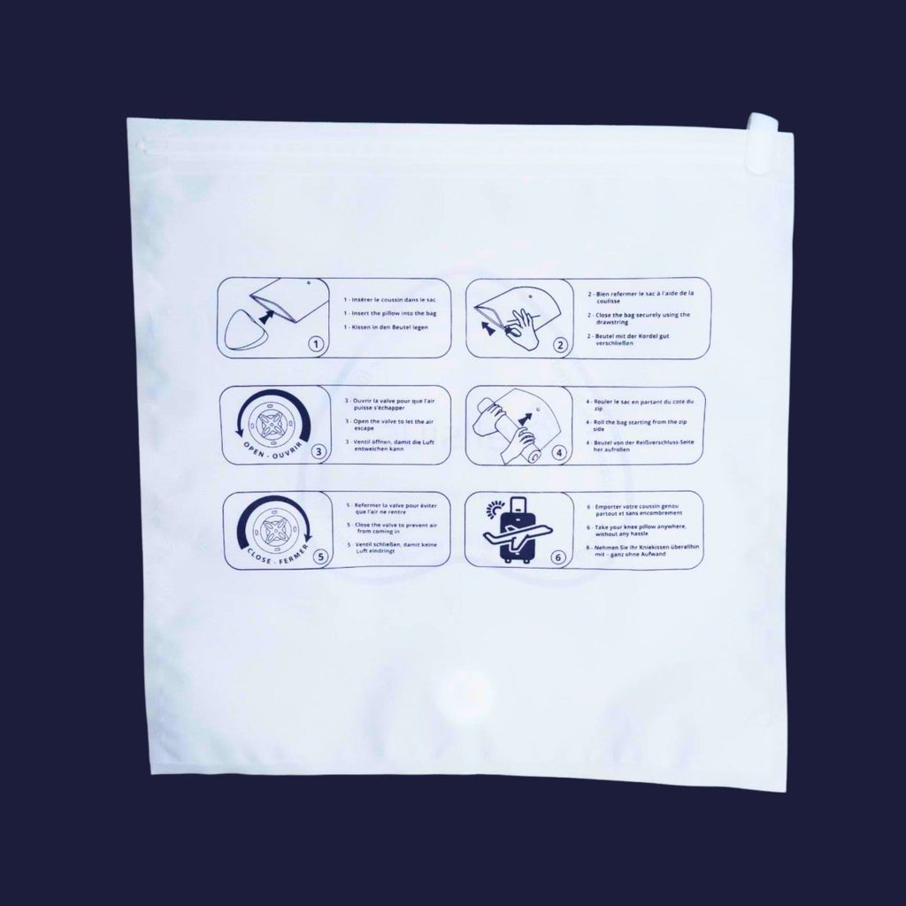 Sac de transport pliable - Coussin genoux Cellsius - Cellsius | L’Orthopédie au service de votre bien - être