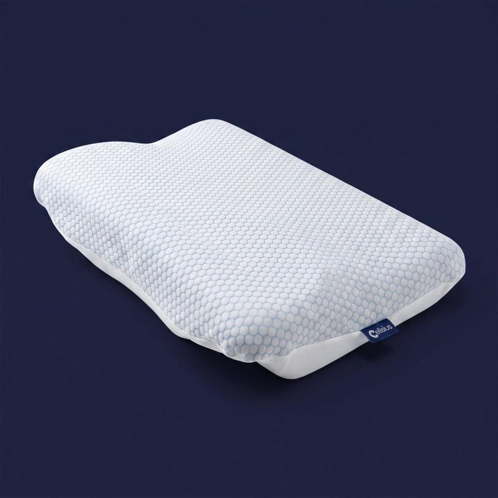 Taie d'oreiller fraîche et pratique (système drap housse) - Pose rapide, nuits fraîches - Cellsius | L’Orthopédie au service de votre bien - être