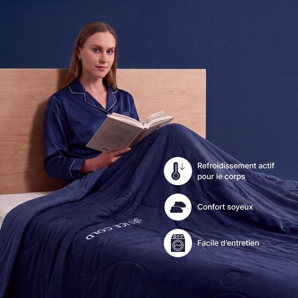 Couette rafraîchissante Cellsius - Le secret d'une nuit fraîche - Cellsius | L’Orthopédie au service de votre bien-être