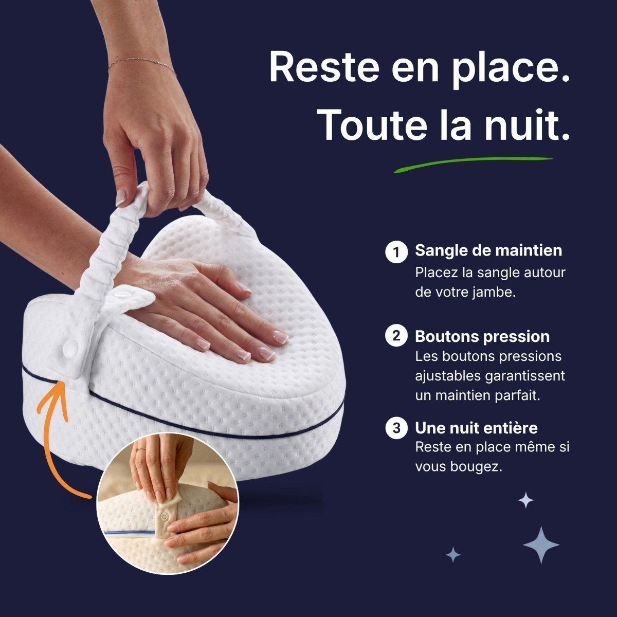 Coussin Orthopédique Genoux Cellsius - Le secret d'un sommeil sans douleur - Cellsius | L’Orthopédie au service de votre bien-être
