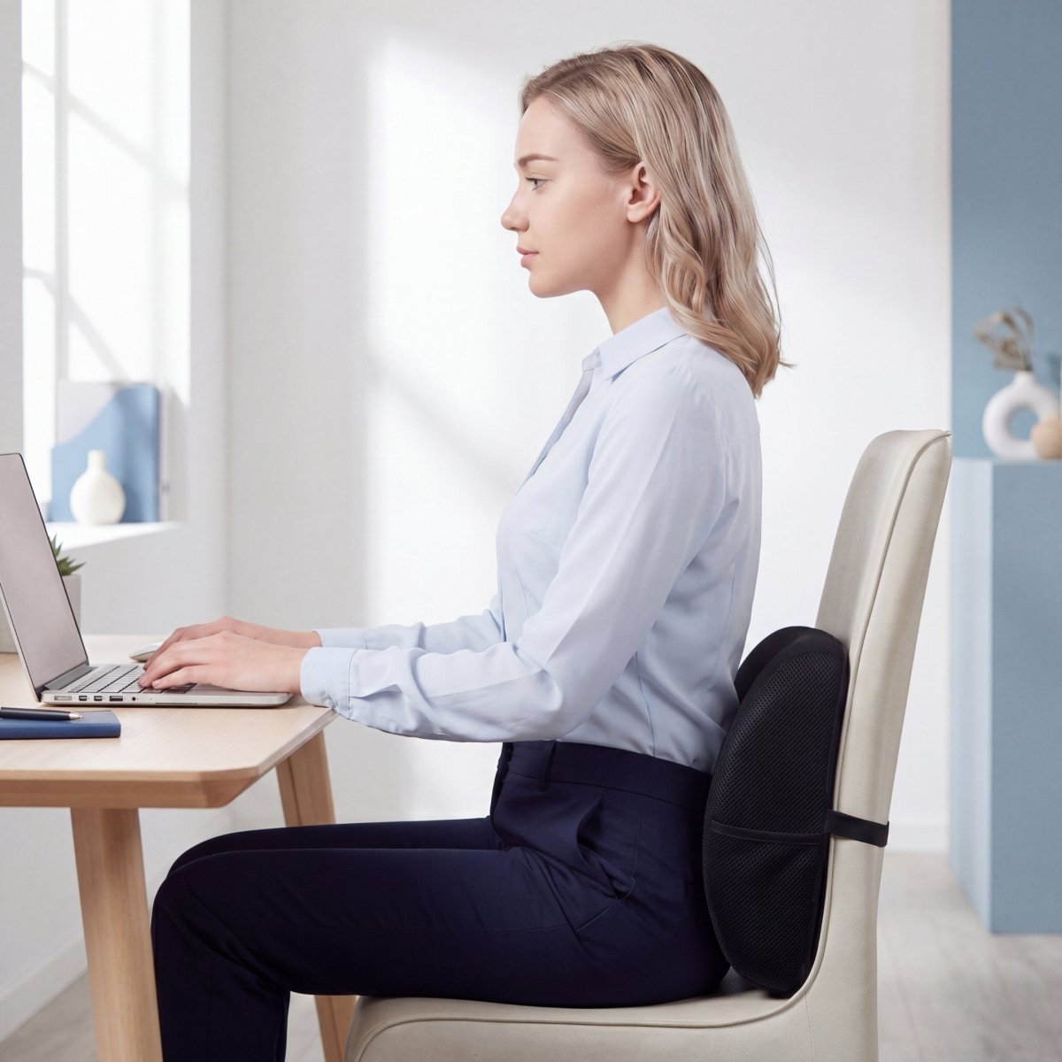Coussin Orthopédique Dossier Cellsius - Soulage les douleurs lombaires et dorsales - Cellsius | L’Orthopédie au service de votre bien - être Image