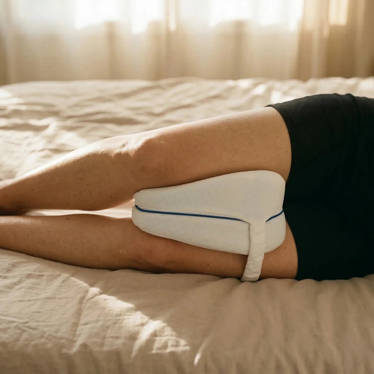 Dormir sur le cote avec le Coussin Cellsius