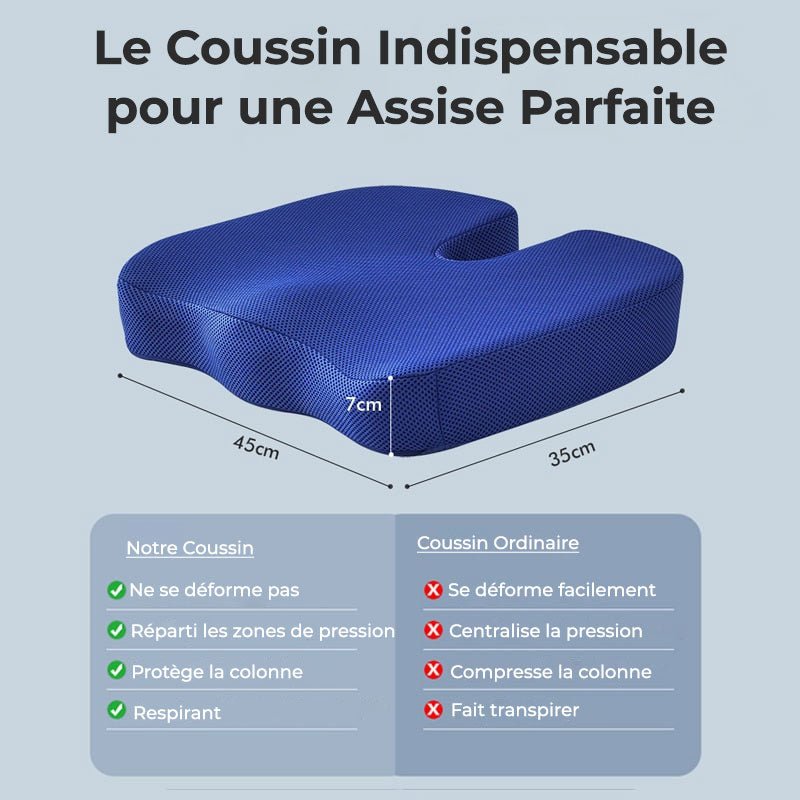 Hjh Office Coussin D'Assise Orthopédique Medisit Viii Rafraîchissant Hjh Office Coussin D'Assise Orthopédique Medisit Viii Rafraîchissant